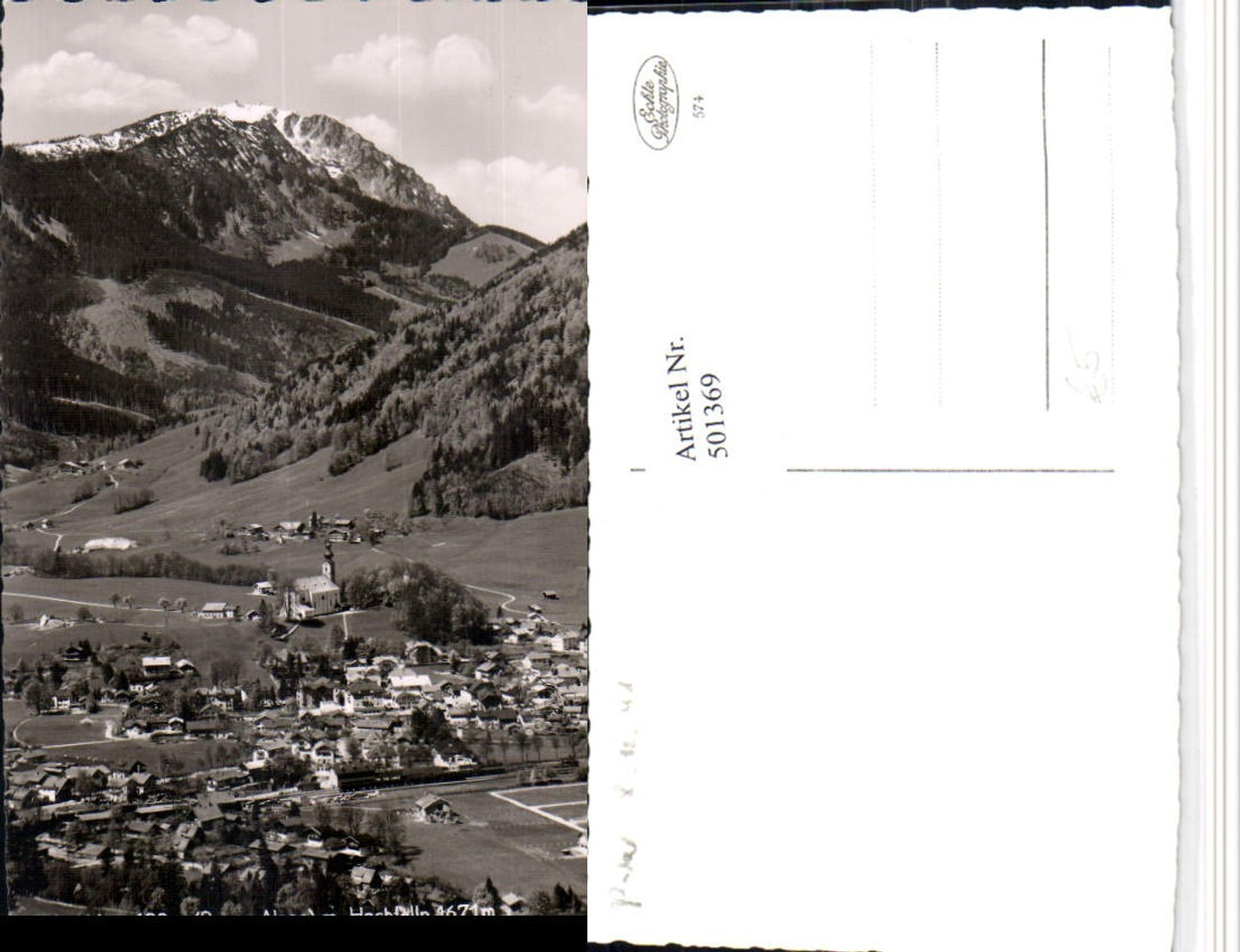 501369,Ruhpolding Totale m. Hochfelln Bergkulisse