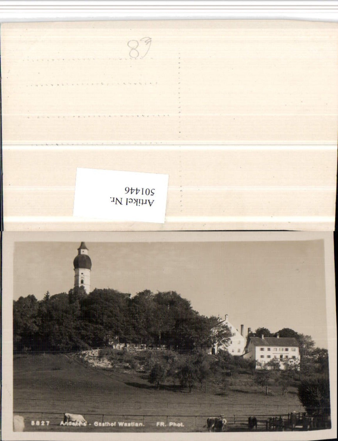 501446,Andechs Gasthof Wastian Kirchenturm
