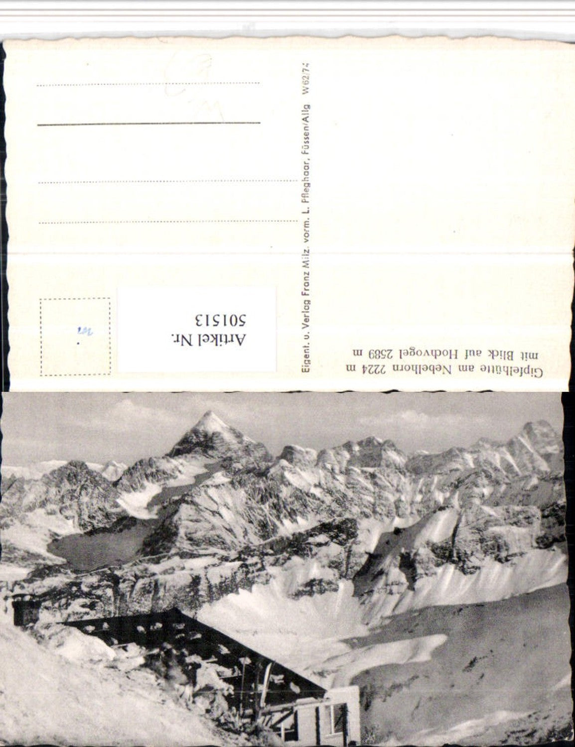 501513,Gipfelhütte Berghütte am Nebelhorn b. Oberstdorf Bergkulisse