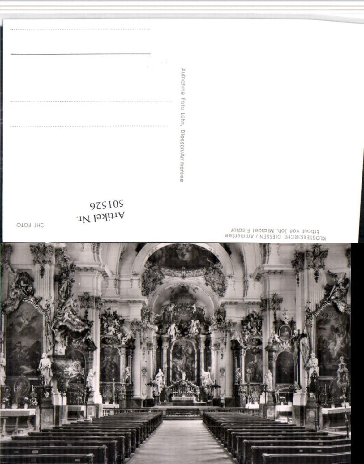 501526,Dießen am Ammersee Klosterkirche Kirche Innenansicht