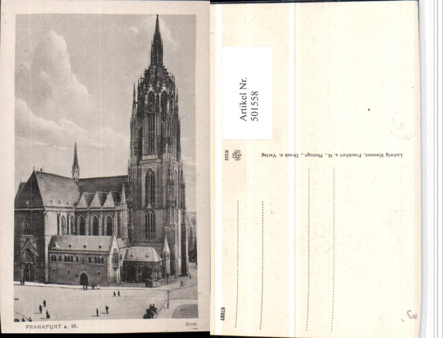 501558,Frankfurt am Main Dom Kirche