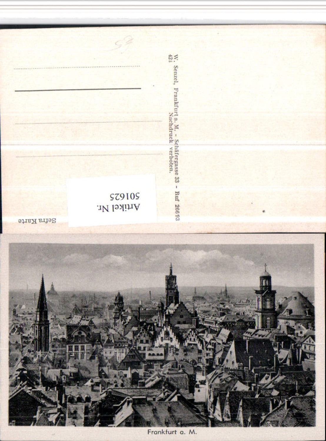 501625,Frankfurt am Main Teilansicht