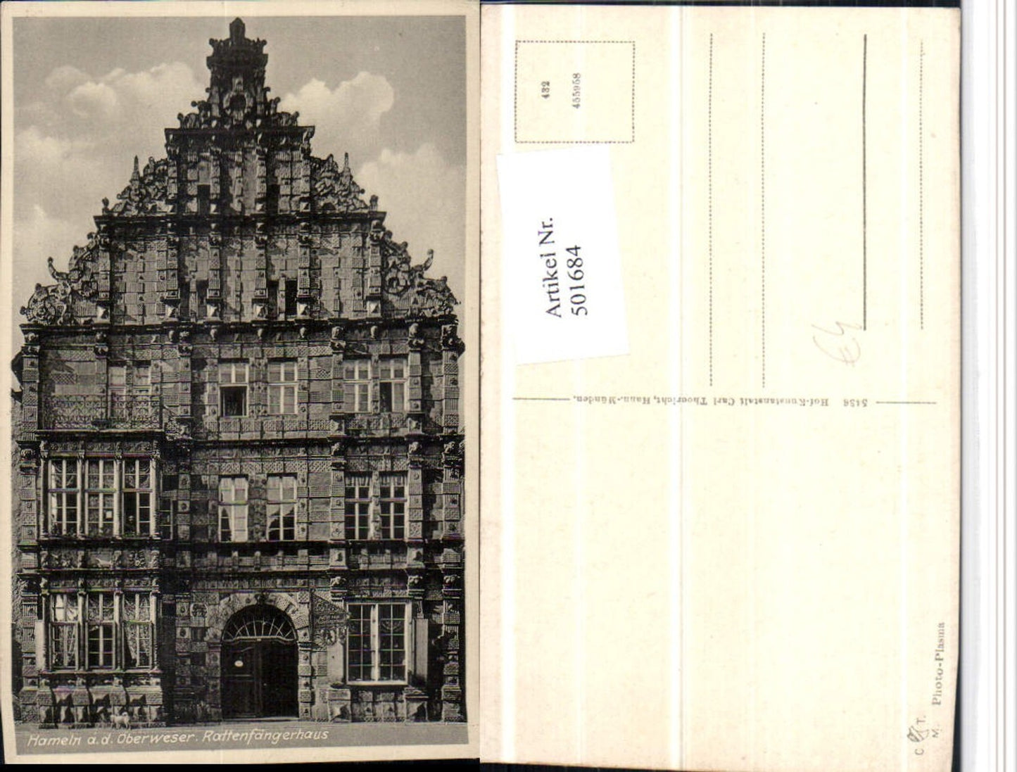 501684,Hameln an d. Weser Rattenfängerhaus Gebäude
