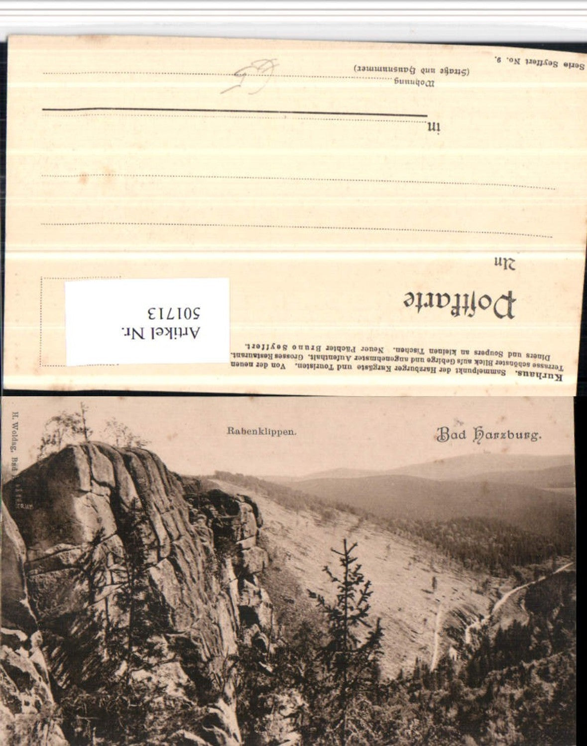 501713,Bad Harzburg Rabenklippen Klippe