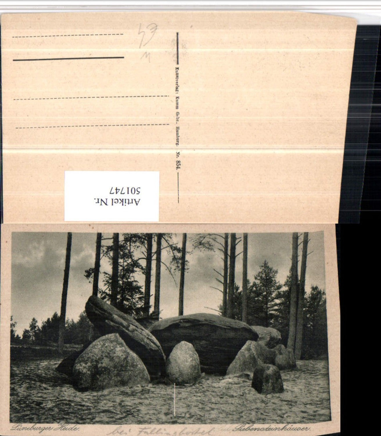 501747,Lüneburger Heide Siebensteinhäuser b. Fallingbostel Steine