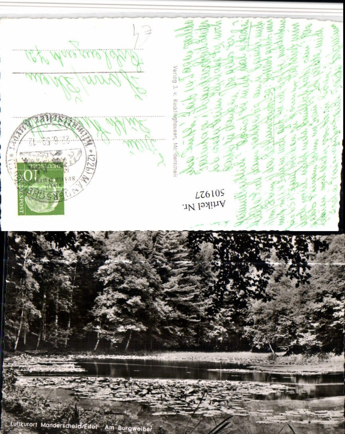 501927,Manderscheid in d. Eifel Burgweiher Weiher