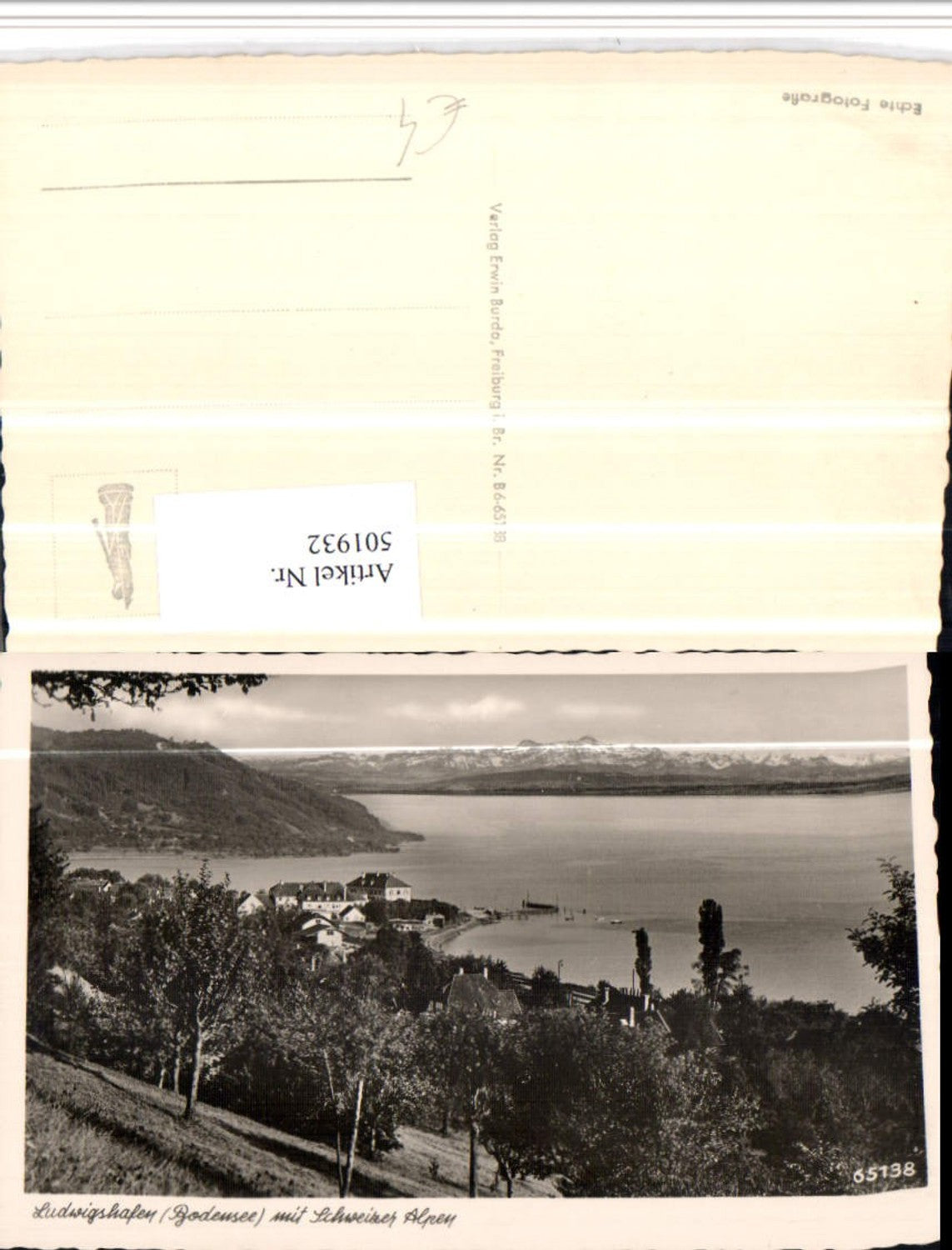 501932,Ludwigshafen am Bodensee m. Schweizer Alpen Bergkulisse