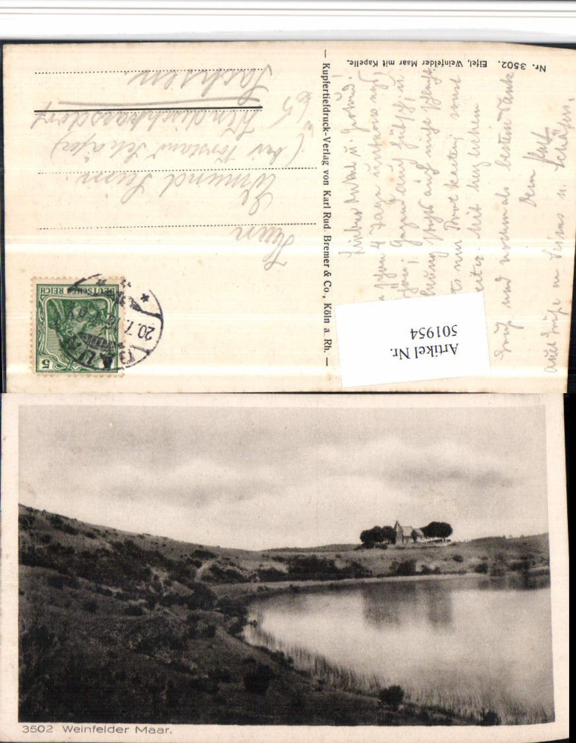 501954,Weinfelder Maar b. Daun in d. Eifel Landschaft
