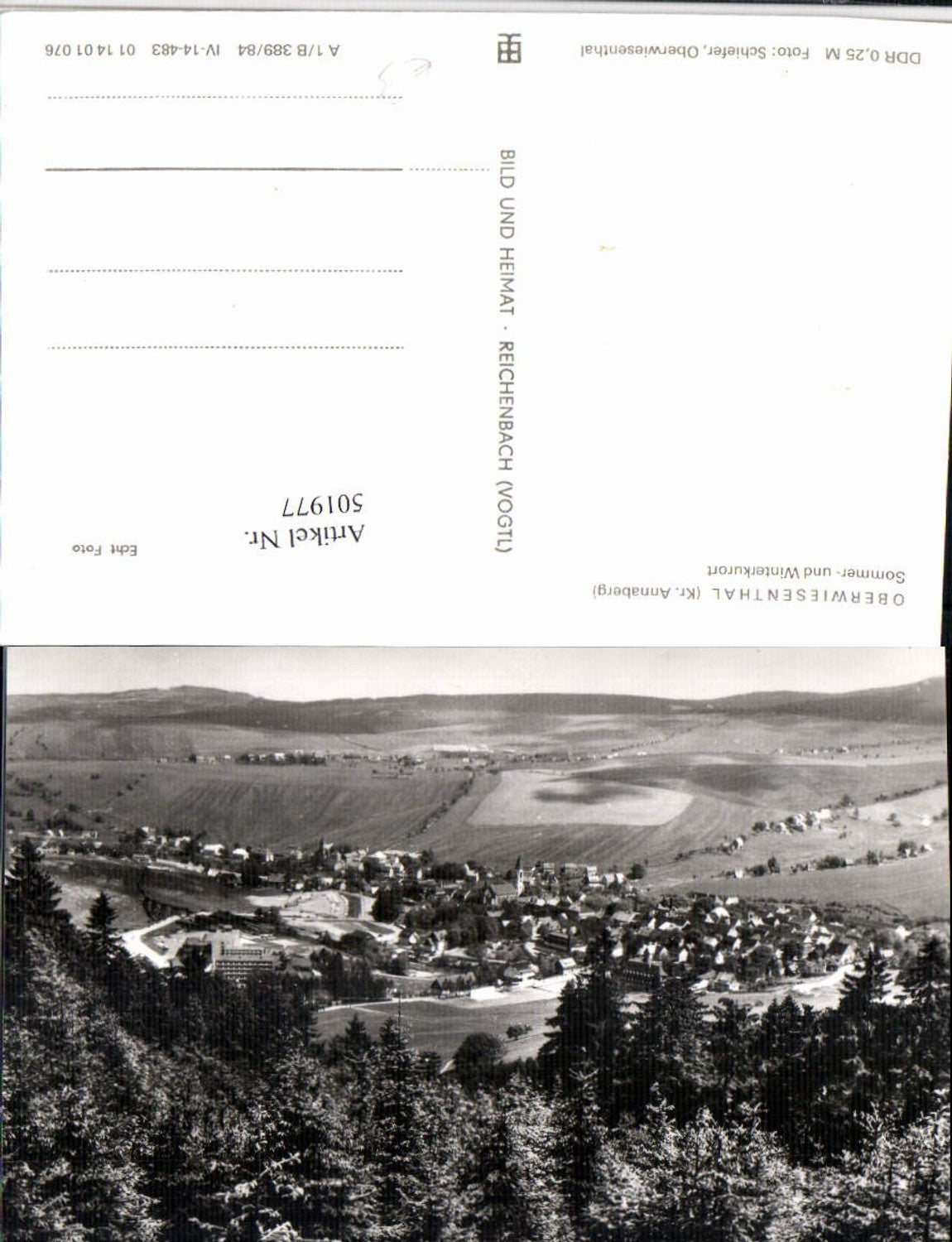 501977,Oberwiesenthal Totale pub VEB