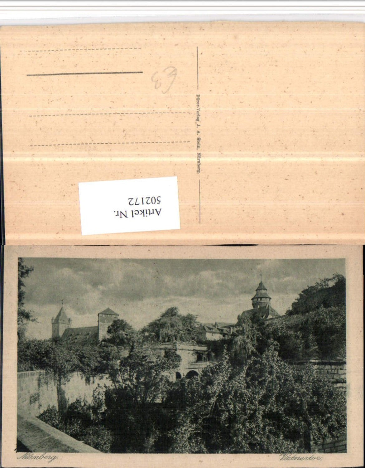 502172, Nuremberg Vestnertor Castle