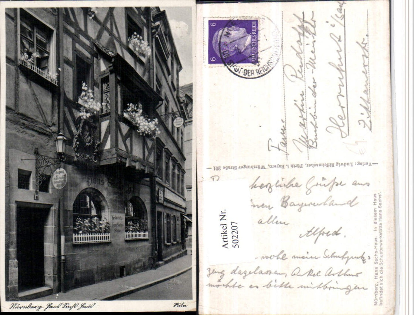 502207,Nürnberg Hans Sachs-Haus Erker