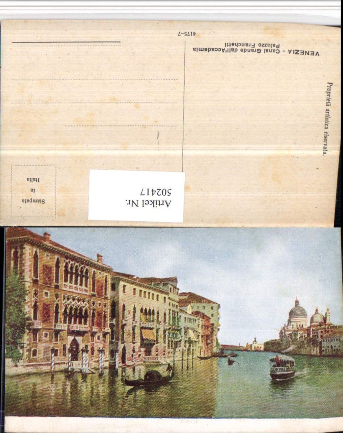 Alte Ansichtskarte – Old Postcard