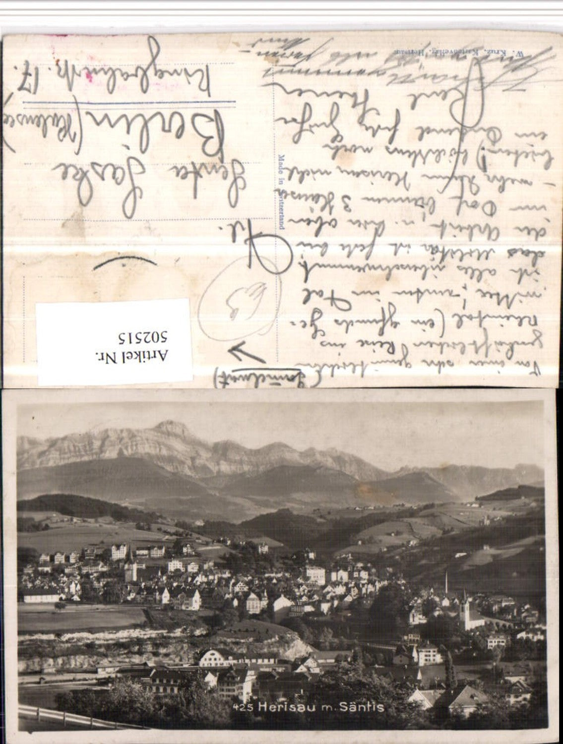 Alte Ansichtskarte – Old Postcard