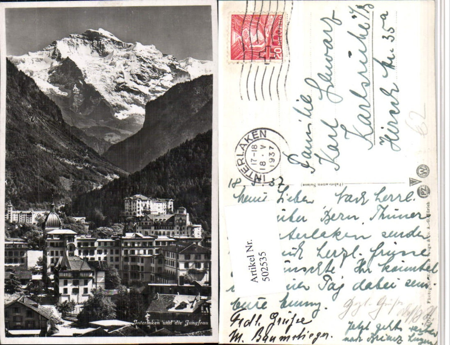 Alte Ansichtskarte – Old Postcard