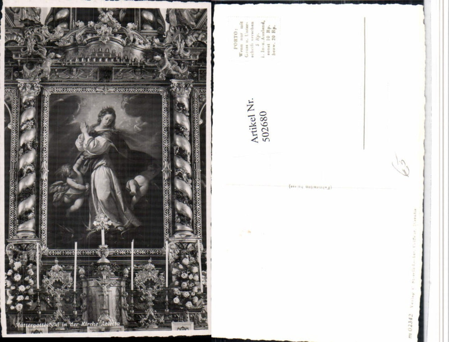 Alte Ansichtskarte – Old Postcard