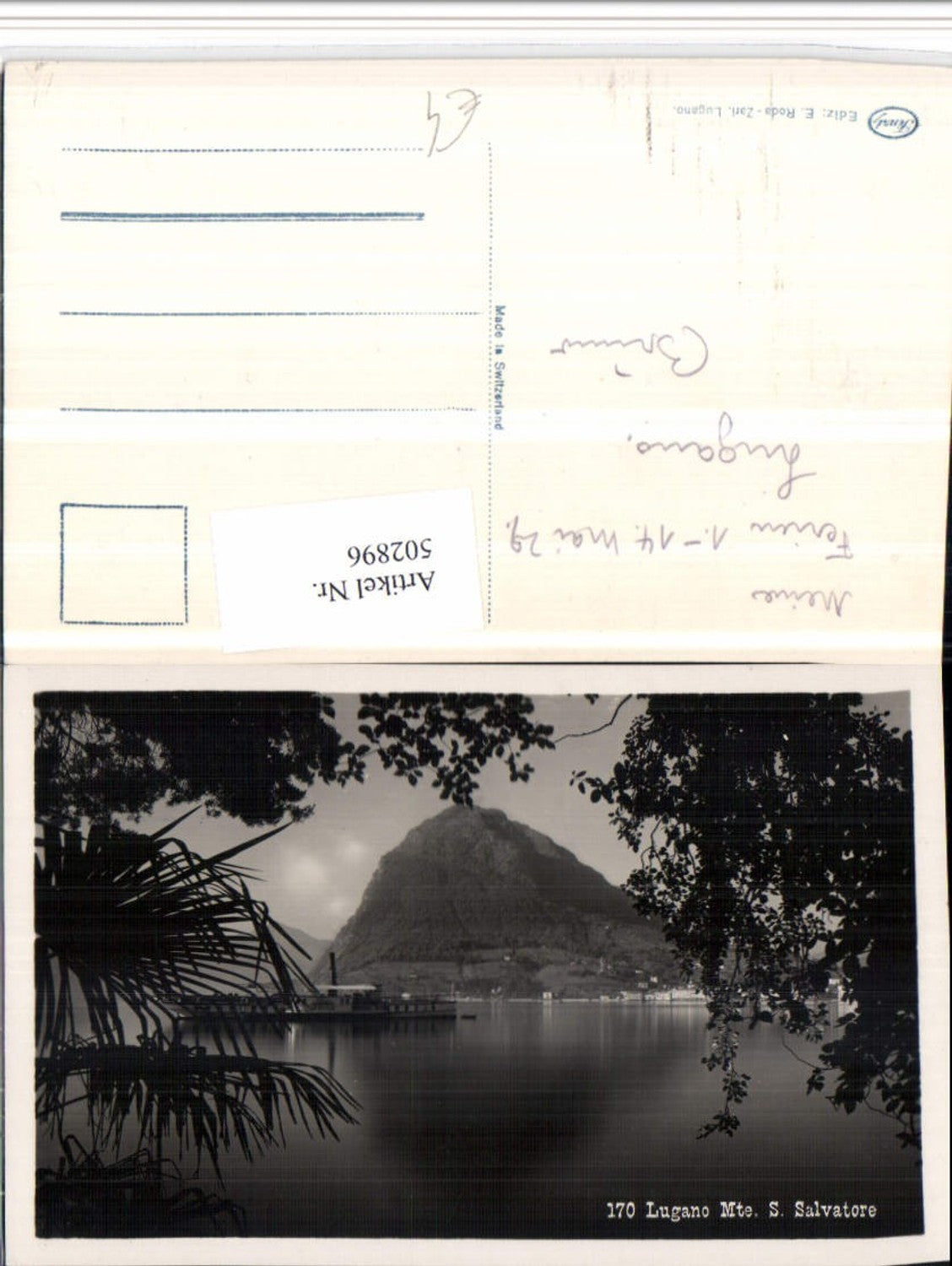 Alte Ansichtskarte – Old Postcard