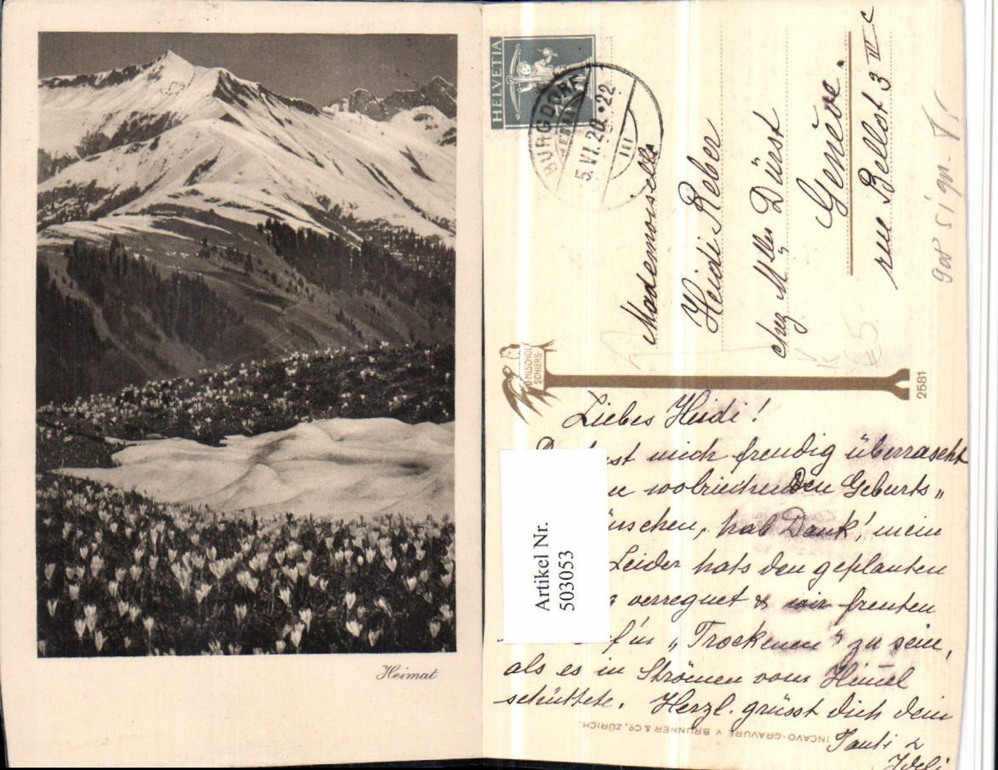 503053,Fotokunst D. Mischol Schiers 2581 Bergkulisse pub Brunner & Co