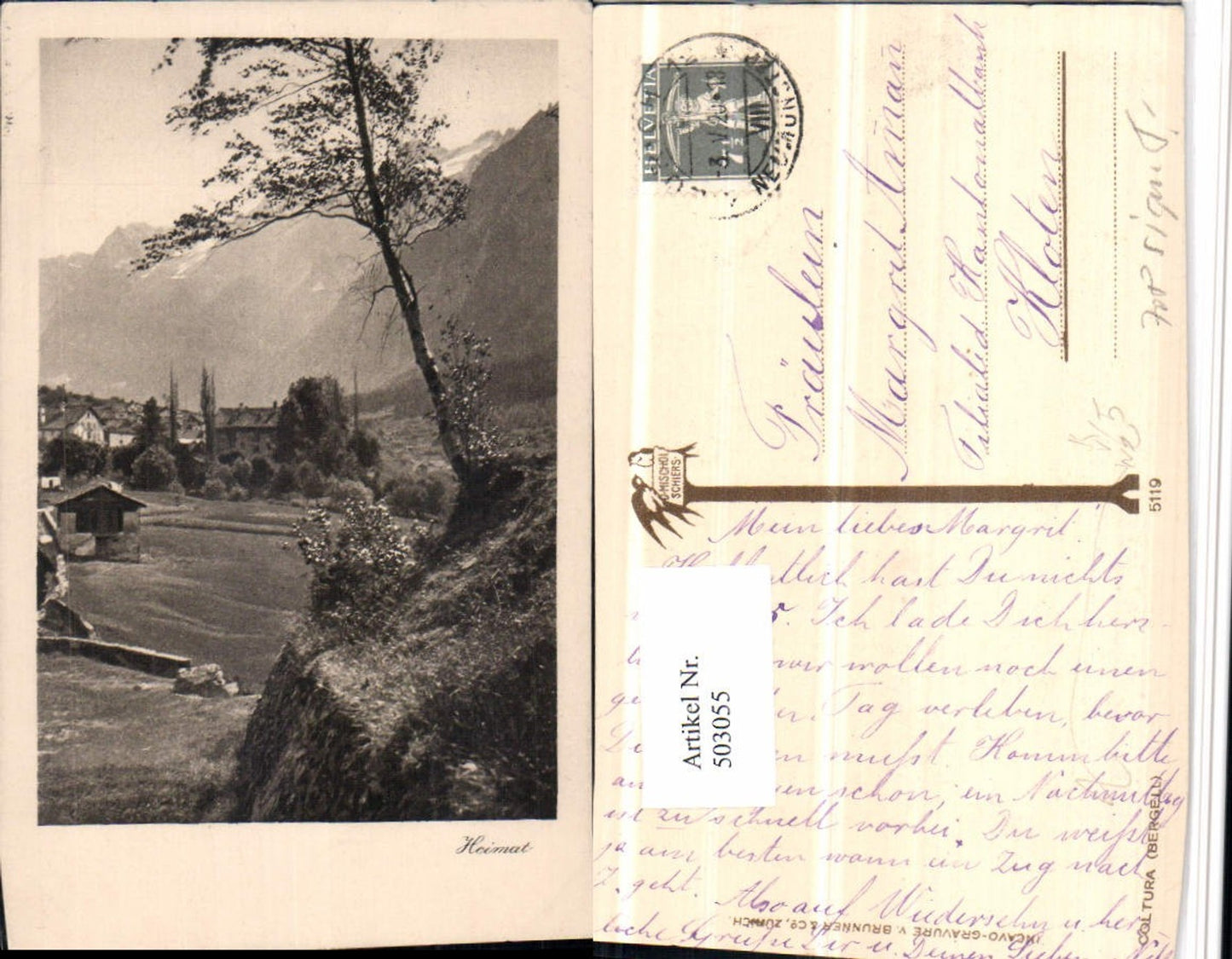503055,Fotokunst D. Mischol Schiers 5119 Coltura Bergell Bergkulisse