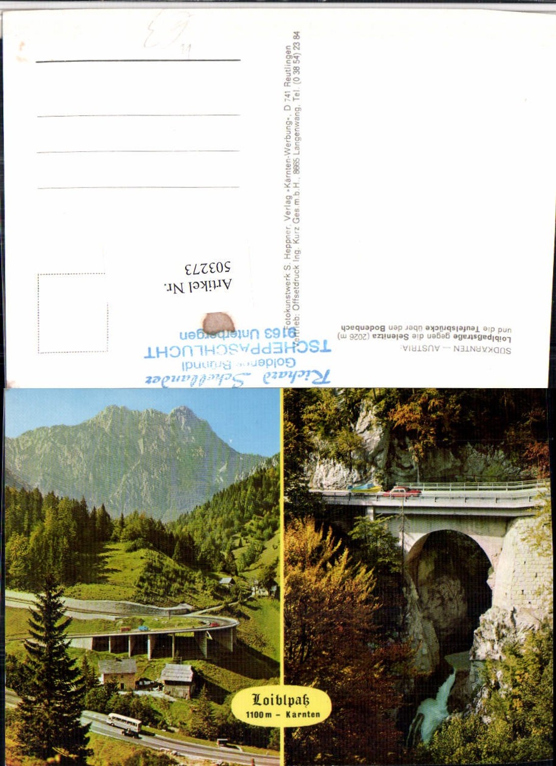 Alte Ansichtskarte – Old Postcard