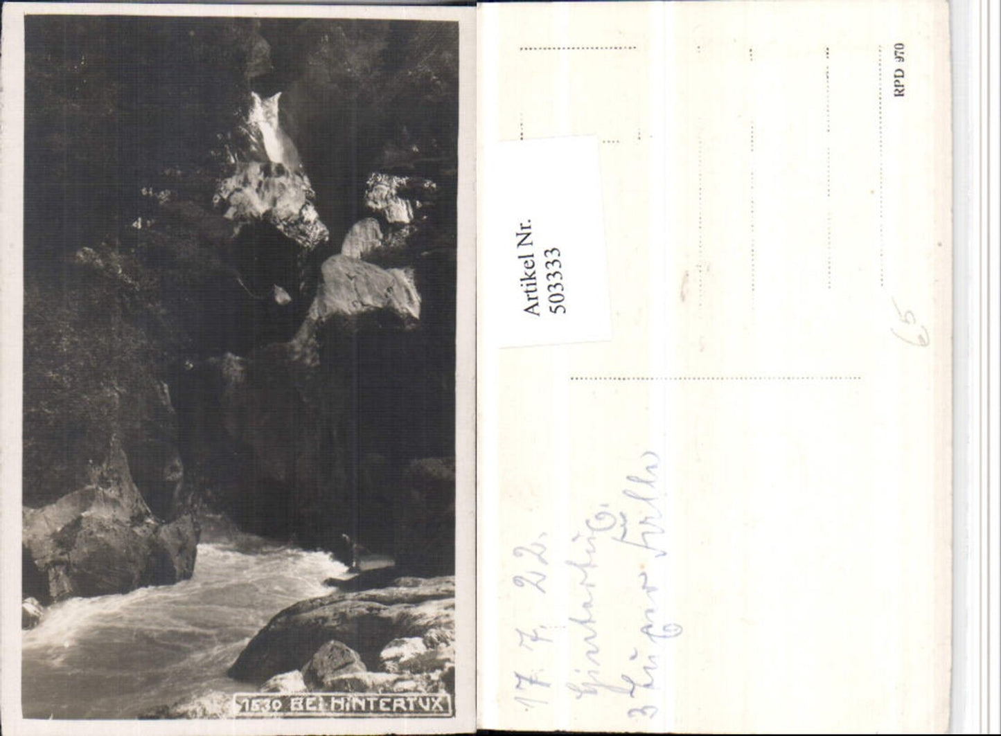 Alte Ansichtskarte – Old Postcard