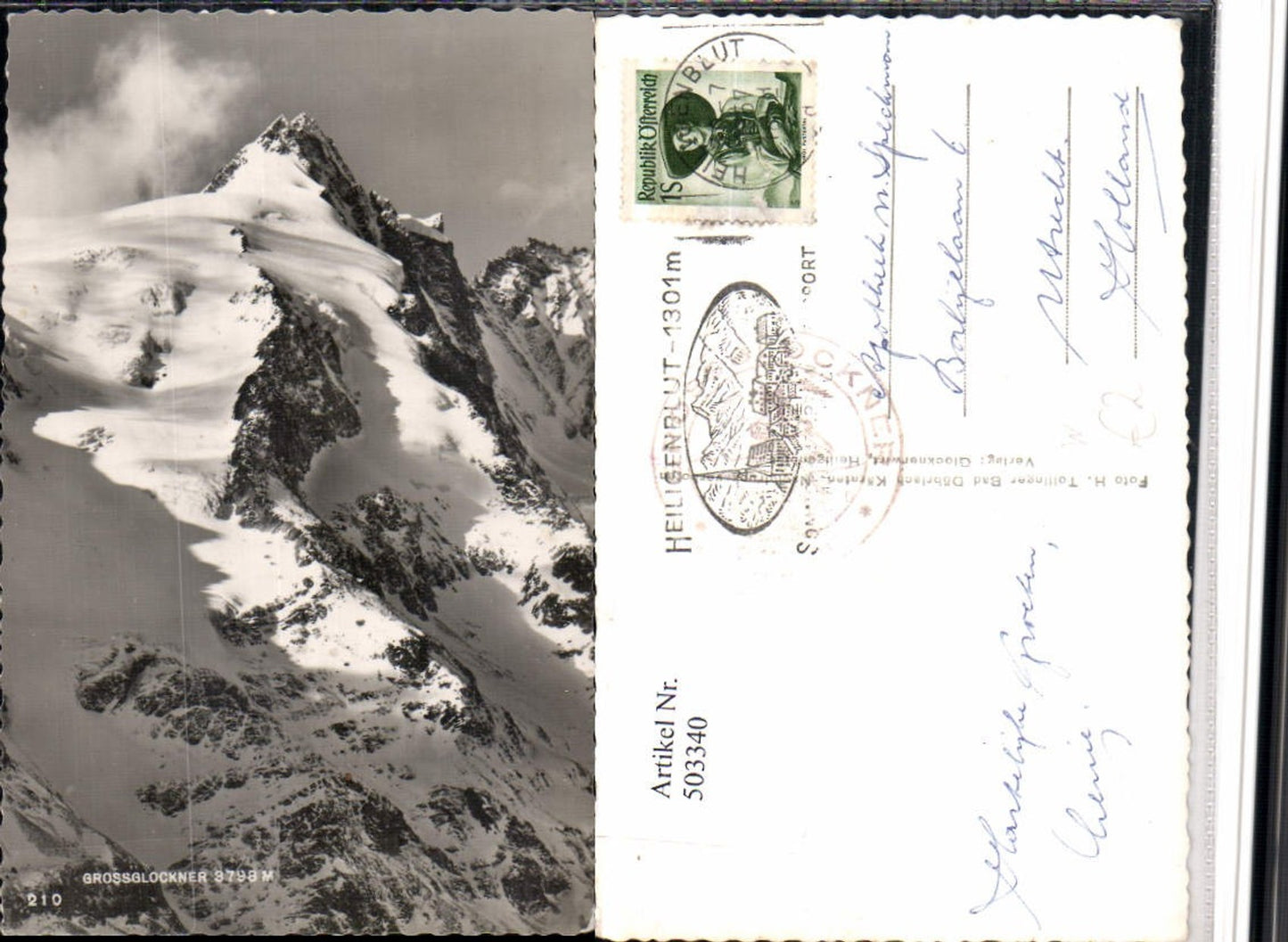 503340,Großglockner b. Heiligenblut Bergkulisse