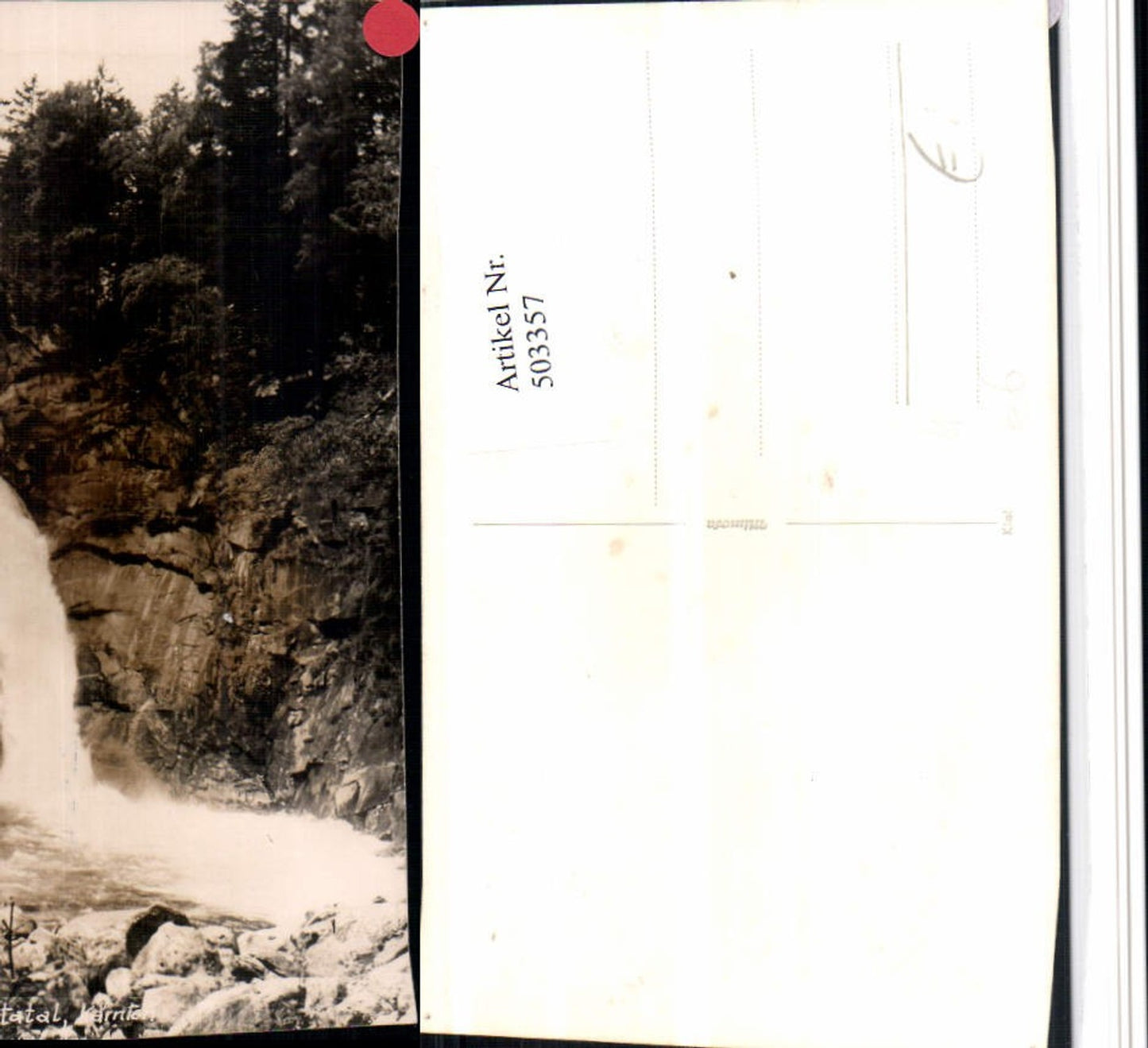 503357,Maltatal b. Malta Gössfall Wasserfall