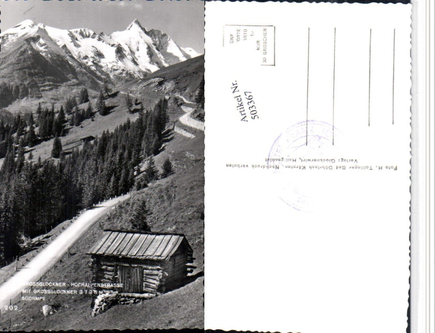 503367,Großglockner Hochalpenstraße b. Heiligenblut Bergkulisse