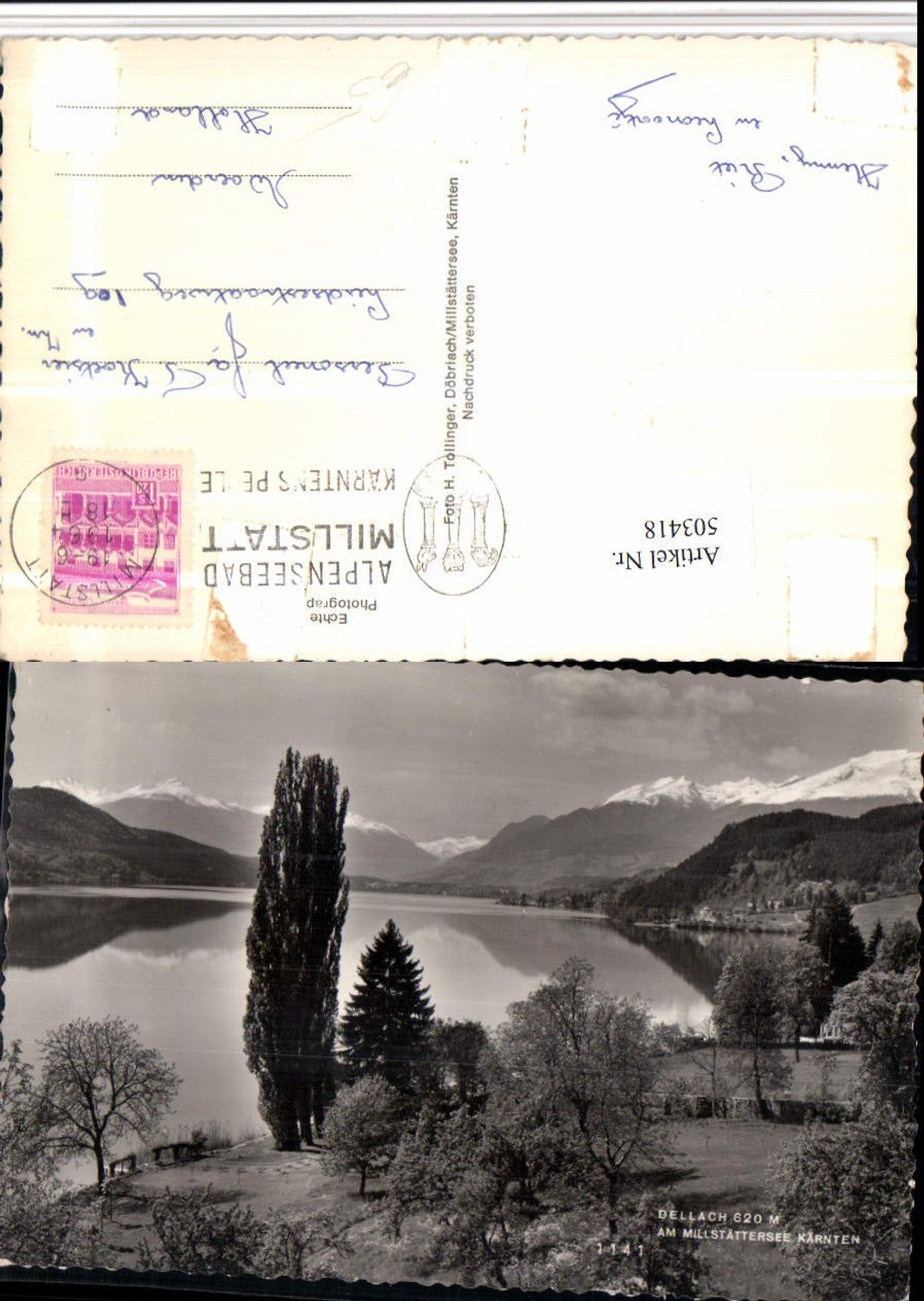 503418,Dellach am Millstättersee See Bergkulisse