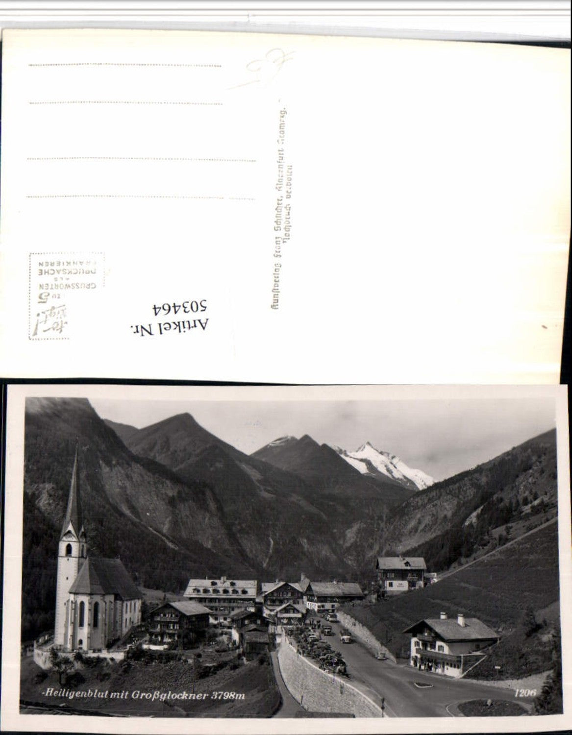 503464,Heiligenblut Totale m. Großglockner Bergkulisse