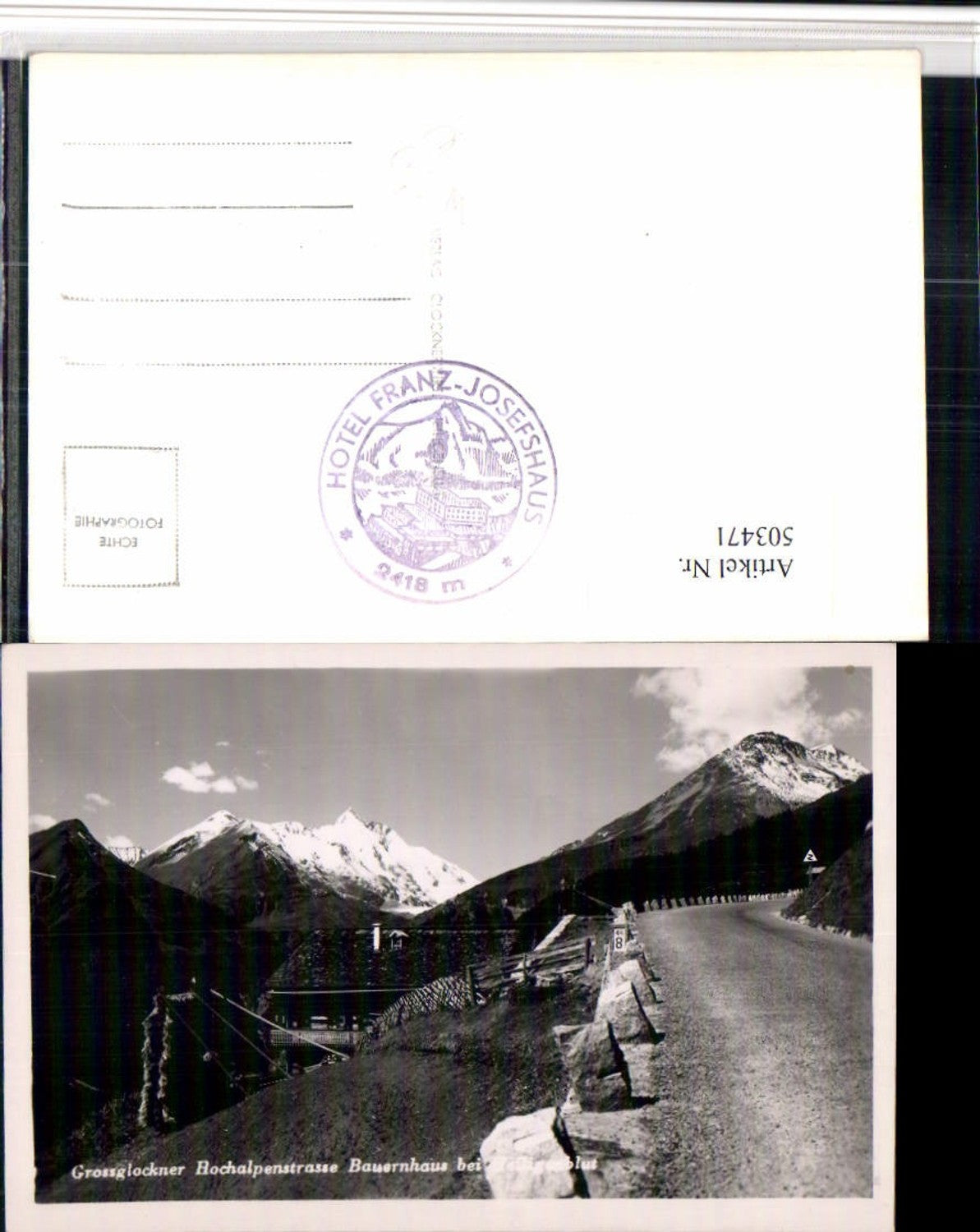 503471,Großglockner Hochalpenstraße Bauernhaus b. Heiligenblut Bergkulisse