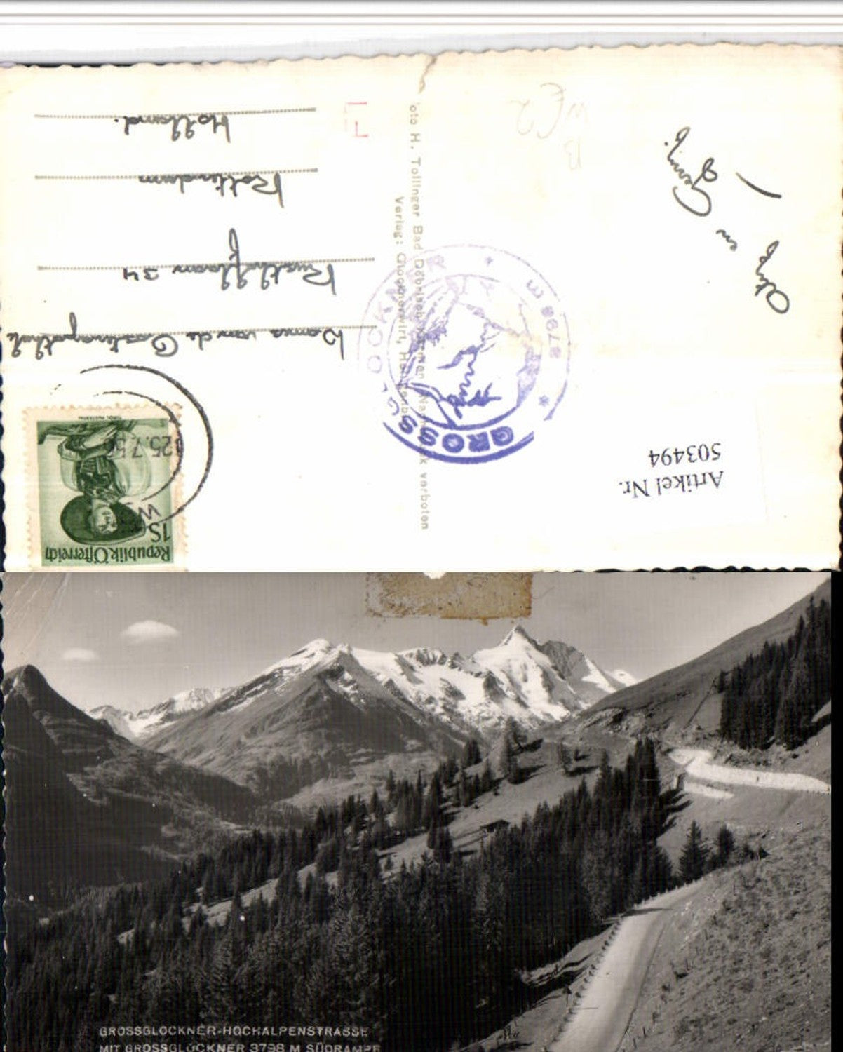 503494,Großglockner Hochalpenstraße b. Heiligenblut Bergkulisse