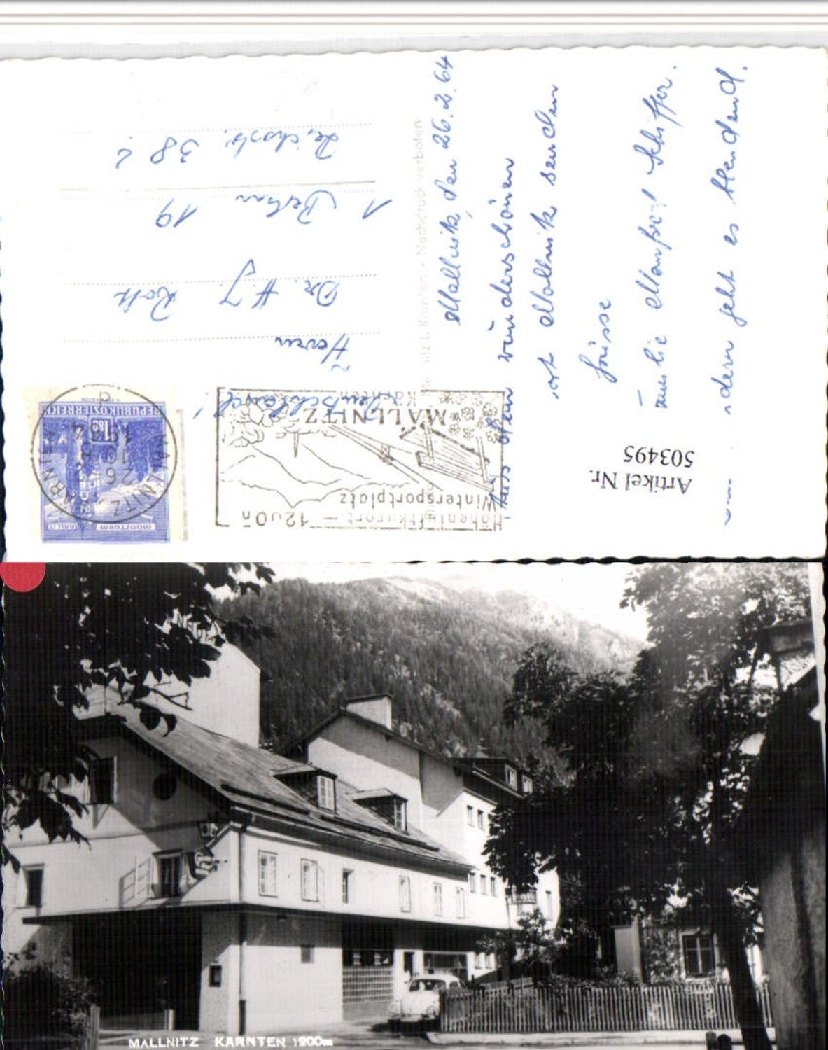503495,Mallnitz Gasthof u. Pension Egger VW-Käfer