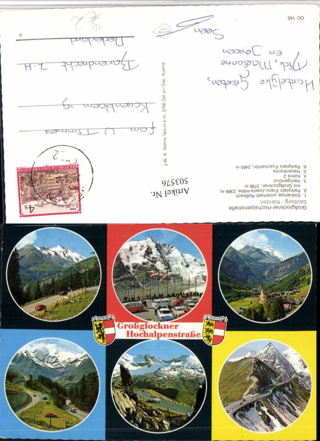 503576,Großglockner Hochalpenstraße b. Heiligenblut Mehrbildkarte