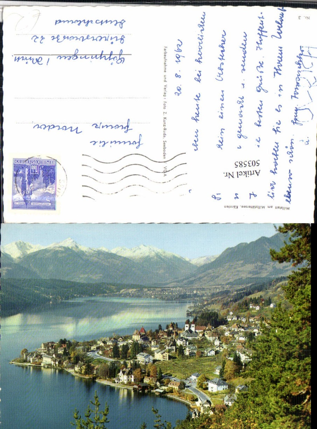 503585,Millstatt am Millstättersee Totale Bergkulisse