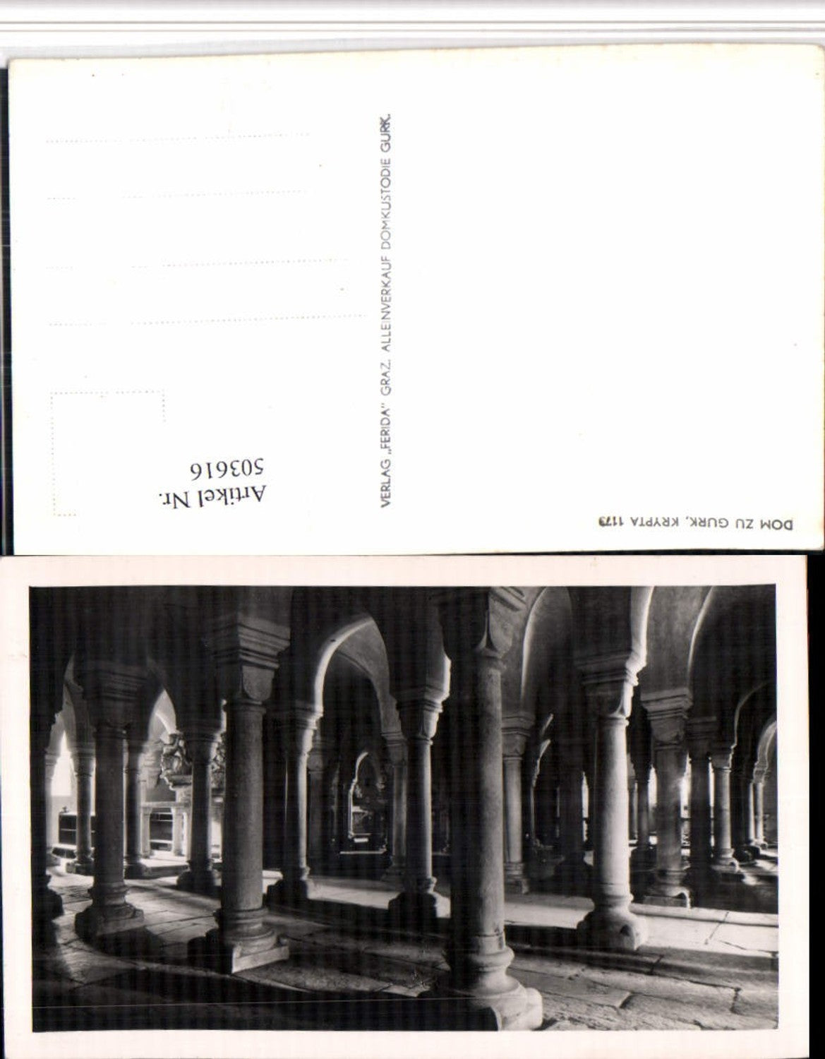 503616,Dom zu Gurk Krypta Säulen