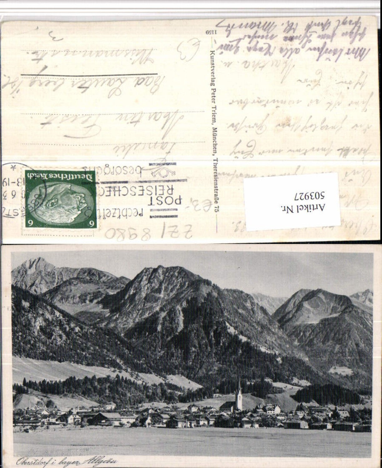 503927,Oberstdorf im Allgäu Totale Bergkulisse