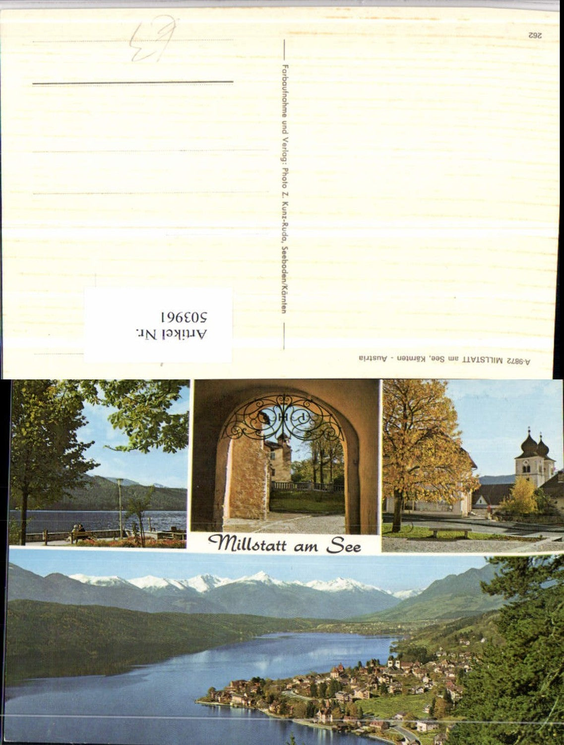 503961,Millstatt am See Totale Stift Tor Mehrbildkarte