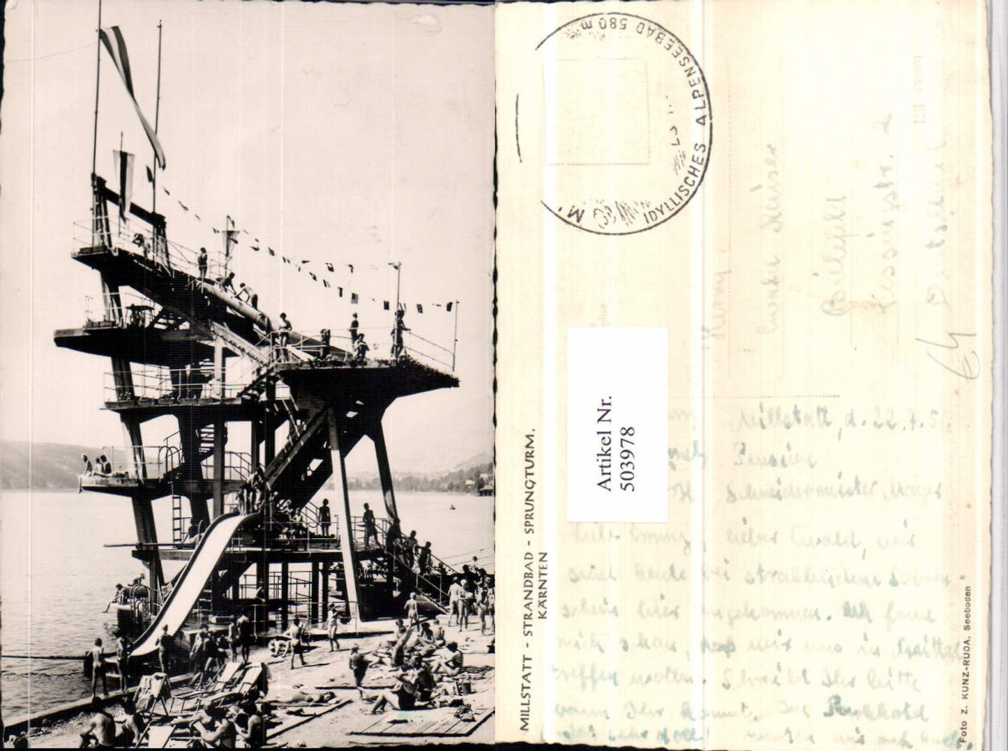 503978,Millstatt am See Strandbad Sprungturm