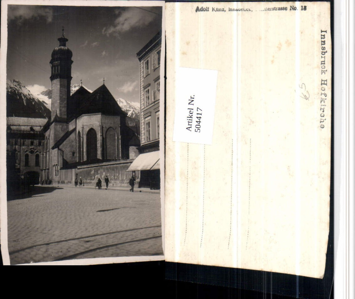 Alte Ansichtskarte – Old Postcard