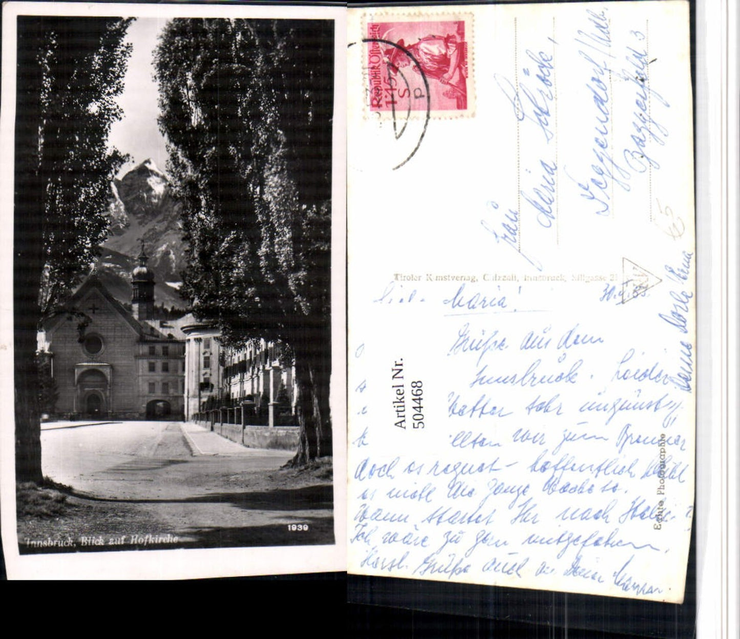 Alte Ansichtskarte – Old Postcard