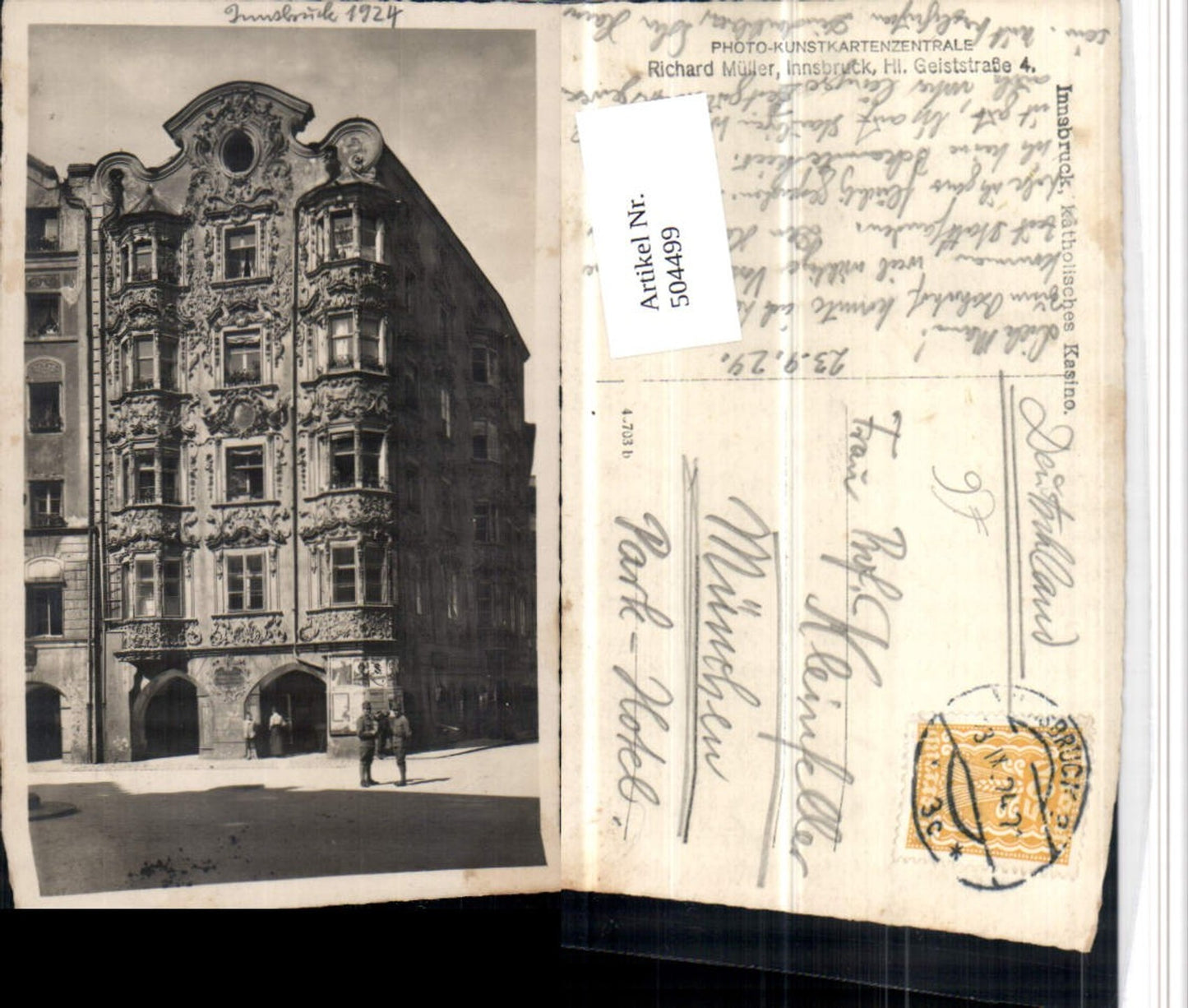 Alte Ansichtskarte – Old Postcard