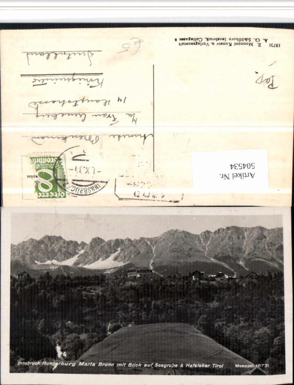 Alte Ansichtskarte – Old Postcard
