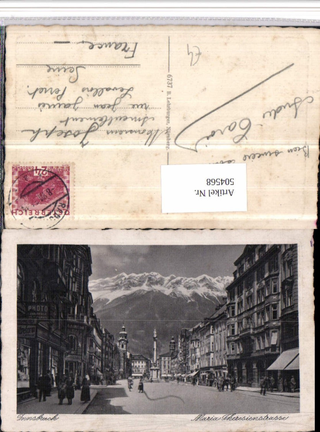 Alte Ansichtskarte – Old Postcard