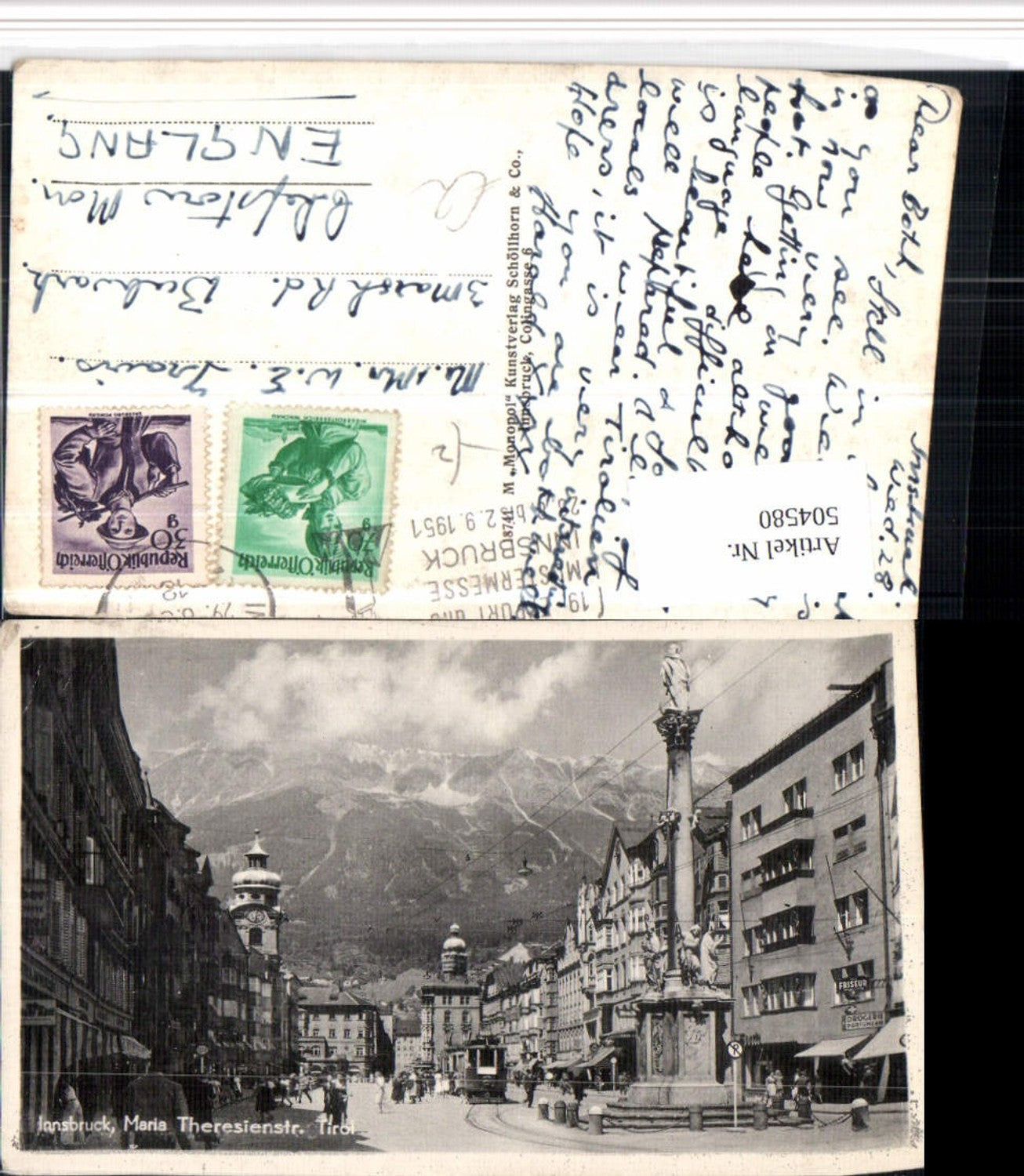 Alte Ansichtskarte – Old Postcard