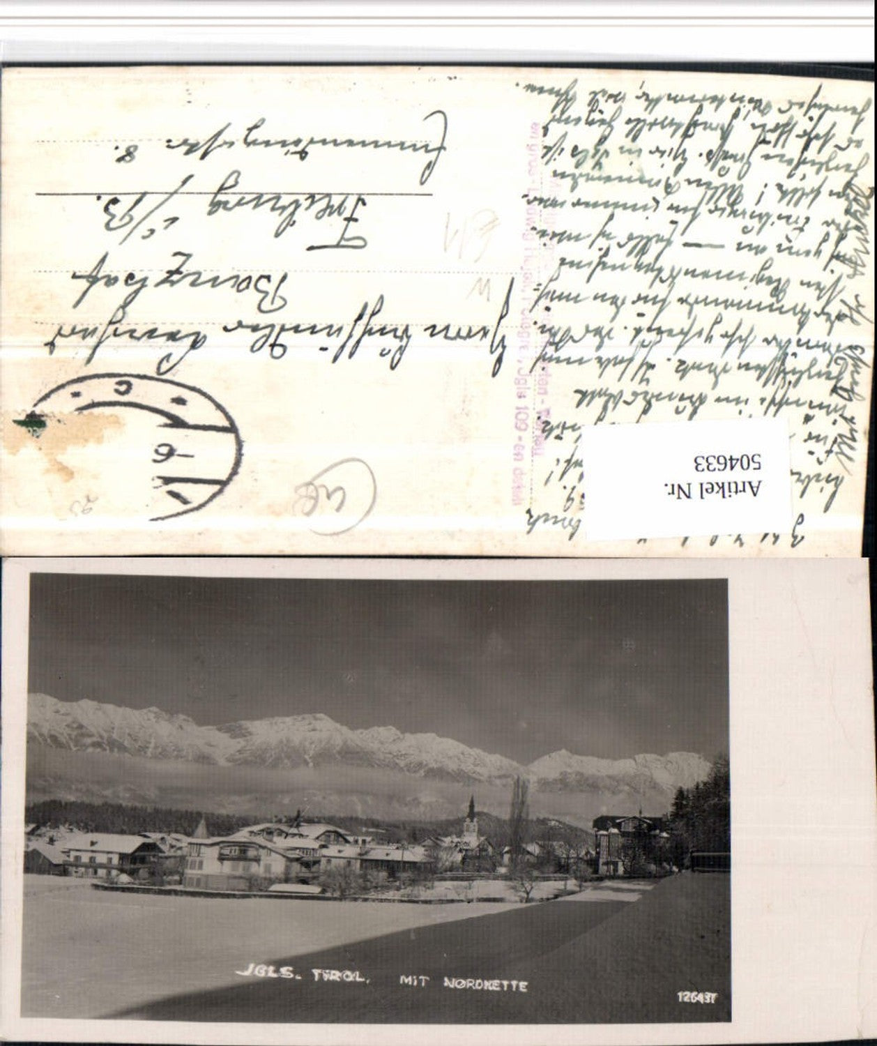 Alte Ansichtskarte – Old Postcard
