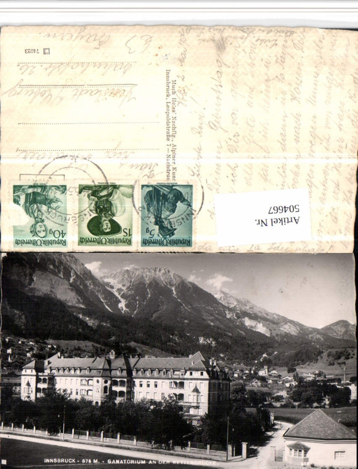 Alte Ansichtskarte – Old Postcard