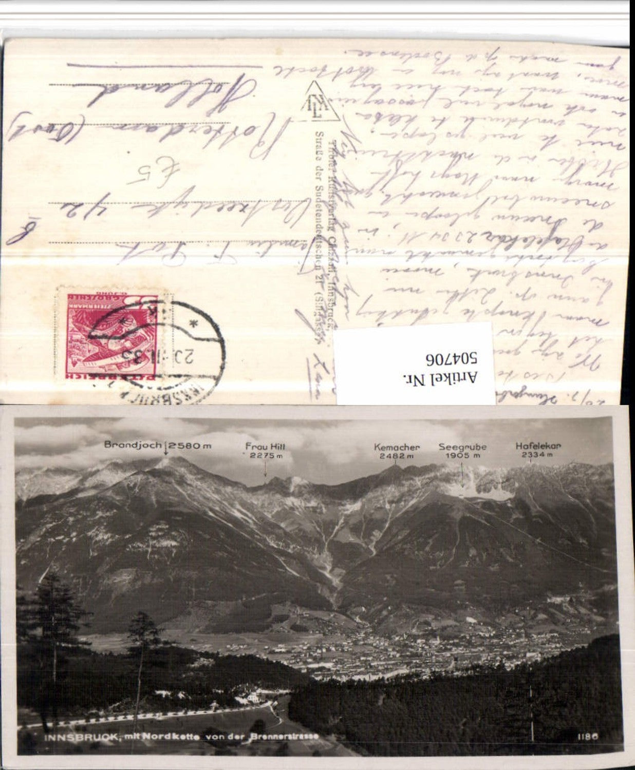 Alte Ansichtskarte – Old Postcard