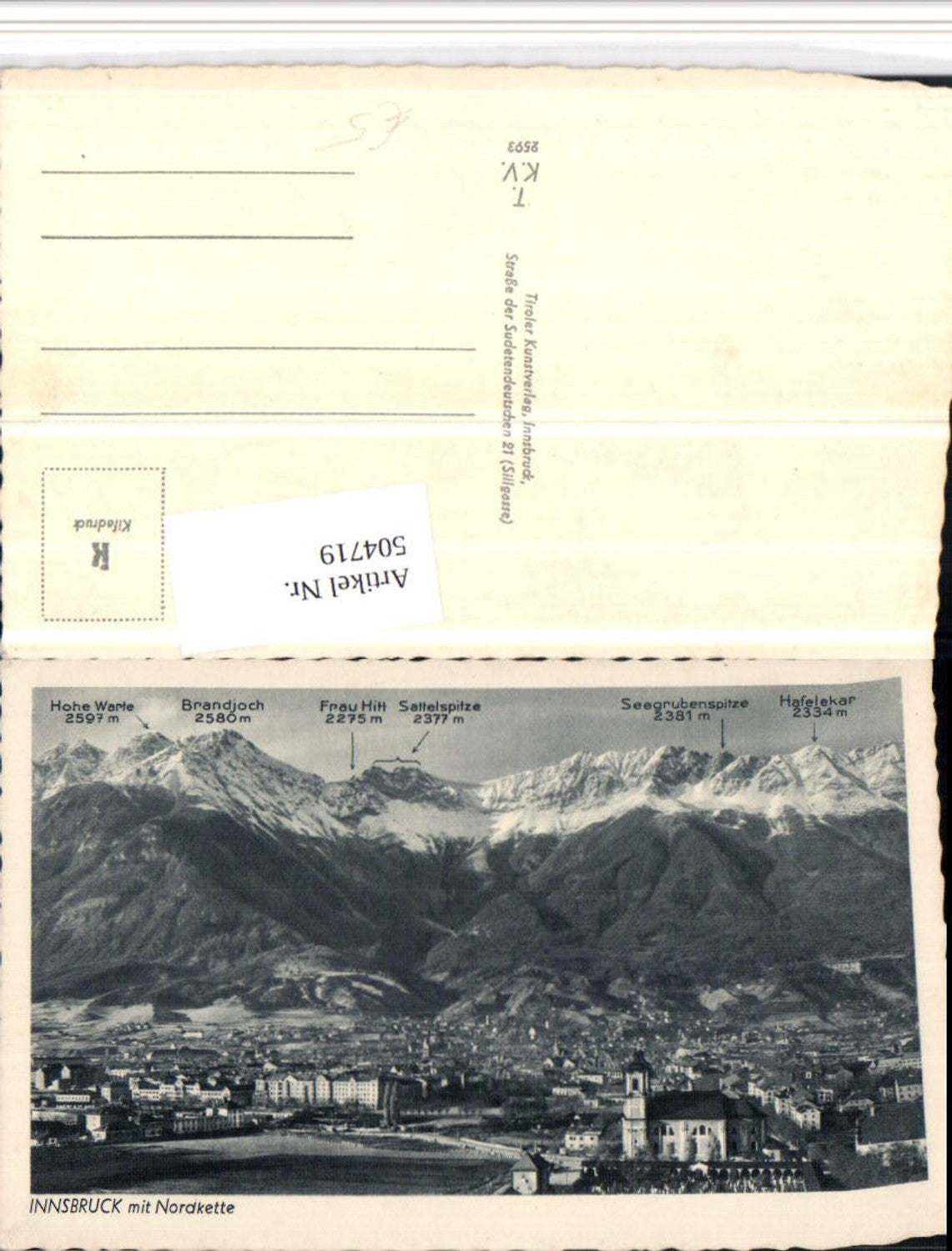 Alte Ansichtskarte – Old Postcard