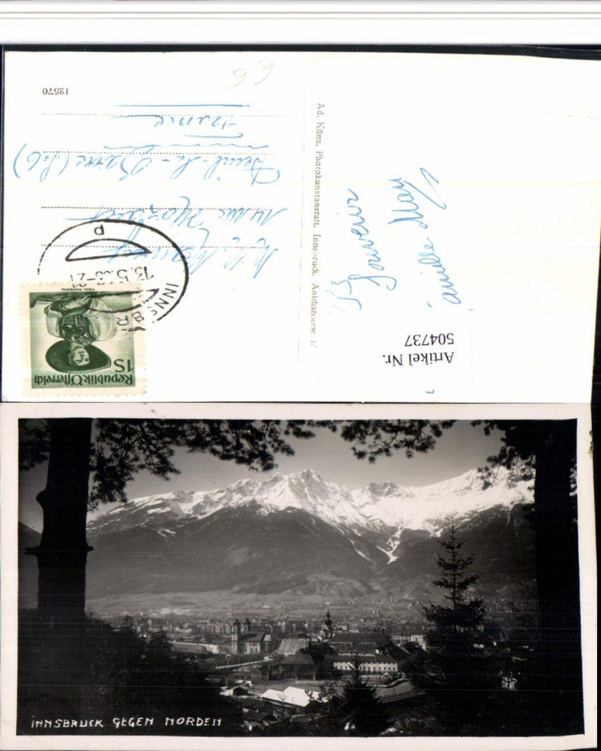 Alte Ansichtskarte – Old Postcard