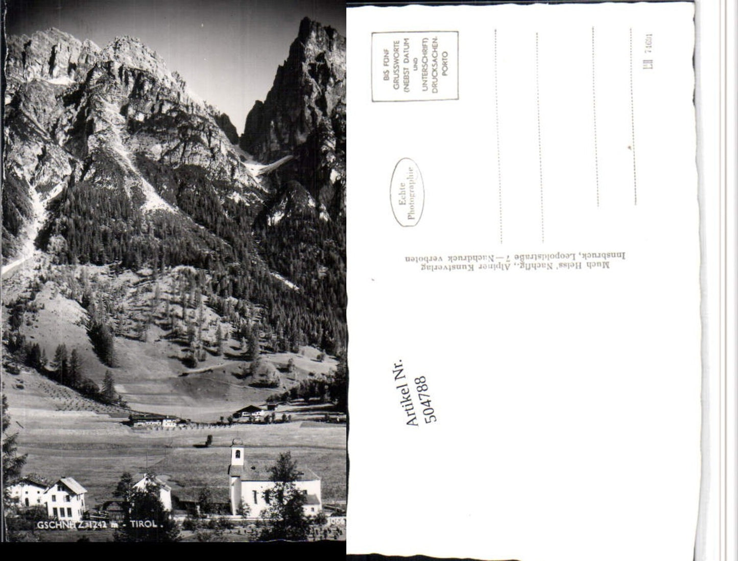 Alte Ansichtskarte – Old Postcard